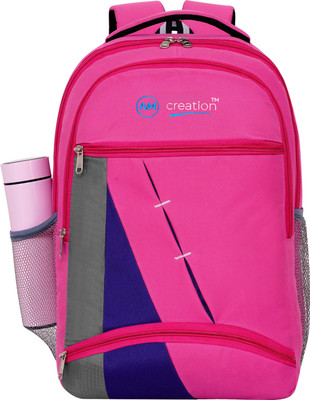 AM Creation T/Pink 30 L Laptop Backpack(Pink)