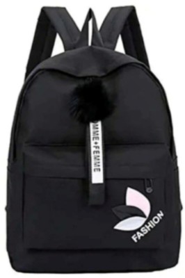 HouseOfCommon Backpack Stylish School Bag For Girls /Women's 22 L Backpack(Black)