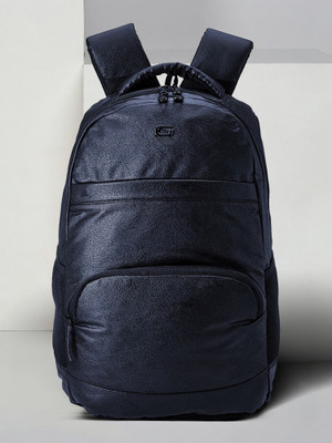 Gear VINTAGE2 ANTI THEFT FAUX LEATHER 28 L Laptop Backpack(Black)