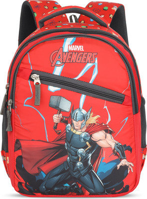 Priority 16 inch Snickers 006 Thor Printed Red 27 L Backpack(Red)
