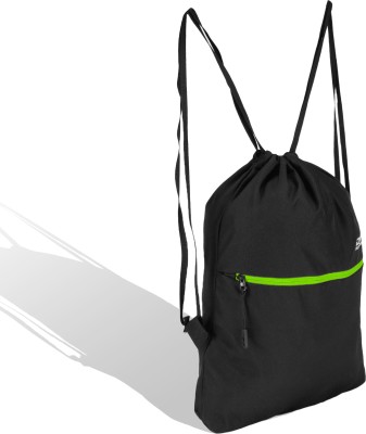 divulge NINJA Drawstring bag Daypack, Sports bag, Gym bags yoga bag with pocket 18 Lts 18 L Backpack(Black)