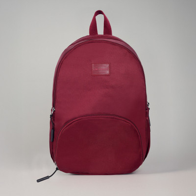 LINO PERROS Women's Everyday Maroon Backpack 23 L Backpack(Maroon)