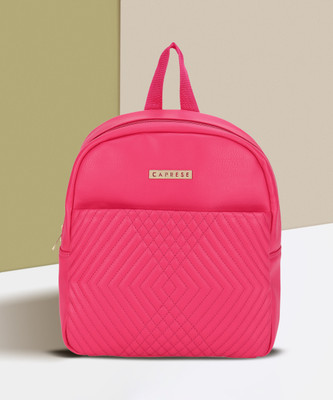 Caprese LEO BACKPACK MEDIUM (E) FUCHSIA 0.29 L Backpack(Pink)
