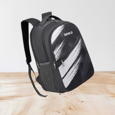 Renco Laptop Backpack Medium Waterproof School Bag/College Bag/For Unisex 35 L Trolley Backpack(Grey)