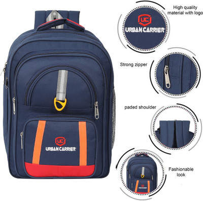 urban carrier Stylish Waterproof School bag 6th to 10th Class 65 L Backpack(Blue)