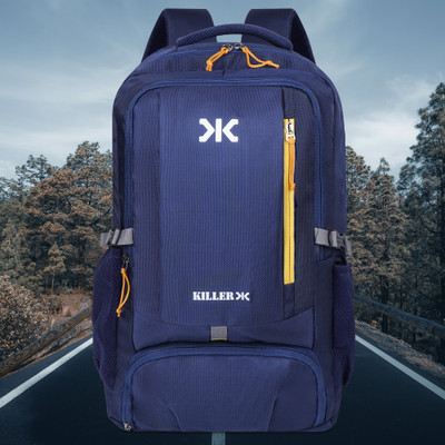 KILLER 55 L Laptop Backpack ORINE DESIGN HIGH CAPACITY LAPTOP BAGPACK FOR DAILY TRAVEL  (Black) For Rs. 549 @ 82 %