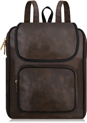 Qlh Enterprise QE-BP05 6.19 L Backpack(Brown, Black)