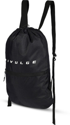 divulge Achiever blackk DRAWS 18.5L_11 18.5 L Backpack(Black)