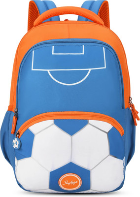 SKYBAGS BUDDY PLUS 03 SCBP FOOTBALL ORANGE BLUE 20 L Backpack(Blue)