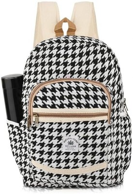 NAVNEE Backpacks New Men 's Unisex Woman Backpacks 20 L Backpack(Black, White)