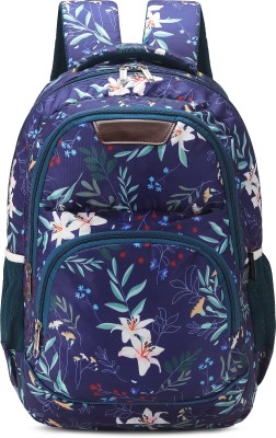 BURRAQUE Medium 30 L Laptop Backpack for Women 30 L Laptop Backpack(Blue)