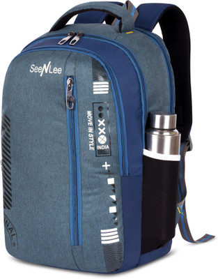 SeeNLee Fashion Box | X Design backpack | college 28 L Backpack(Blue)