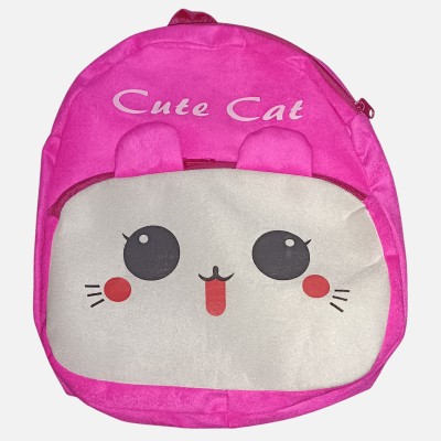 Krishnashop Cute Cat Bag 1 L Backpack(Pink)