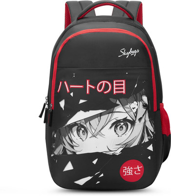 SKYBAGS KYRO 03 SCBP PEEKABOO RED BLACK 28 L Backpack(Black)