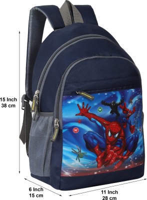 Right Flex school bags kids 16 ×12 inch Pre-School For (LKG/UKG/1st std) 20 L Backpack(Blue)