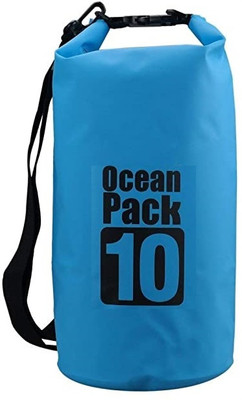 EBOFAB 10 Liter PVC Floating Water Proof Ocean Pack Dry Bag Sack Adjustable 10 L Backpack(Blue)