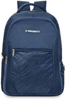 Priority 20 Inch Solid Navy Blue Polyester 40 L Laptop Backpack(Blue)