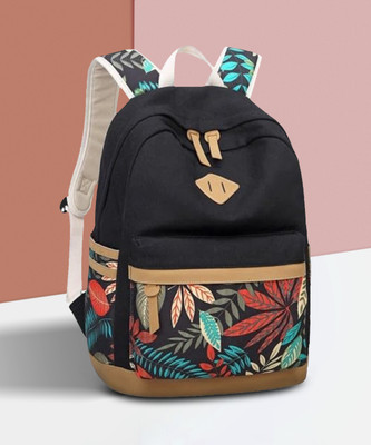 URBAN SKY Laptop Backpacks Casual College Designer Pockets 8 L Backpack(Black)