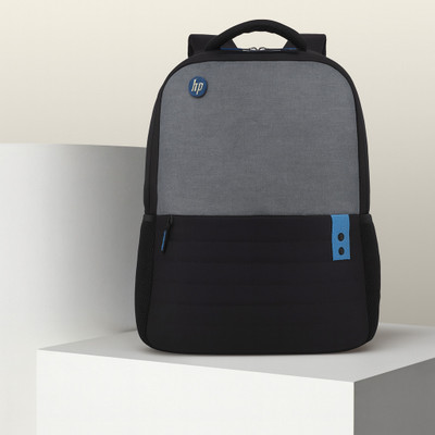 HP For Office/School/Collage 17 L Trolley Backpack(Black, Grey)