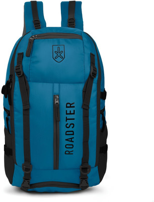 Roadster Rider Multipurpose Unisex bag with Shoe Compartment/Raincover College travel 50 L Laptop Backpack(Blue, Black)