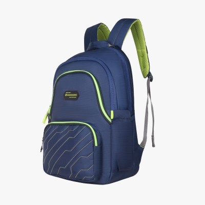 HARISSONS ZAP Casual Collage Backpack - Navy Blue 28 L Backpack(Green)