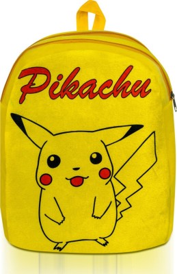 Bluemoon Soft Premium Quality Yellow Pikachu Bag For Kids - 36 Cm (Multicolor) Plush Bag 14 L Backpack(Multicolor)