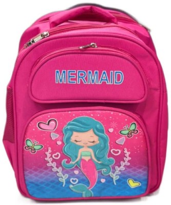 AashiyaTrades mermaid new bag 16 L Backpack(Pink)