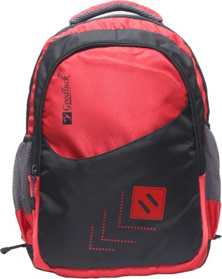 Goodluck 40 Ltrs Casual Backpack With Rain Cover 40 L Backpack(Red)