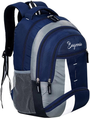 Bagzenia School Bag with Laptop Sleeve Business Backpack for Men & Women 35 L Backpack(Blue)