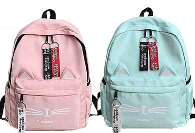 khatushyam collection A_CT_ PINK_-@_-1 & CT_GRN_@_1_abc 30 L Backpack(Pink, Green)