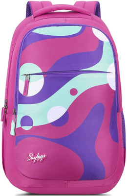 SKYBAGS Troop Casual Printed School Bag For Girls and Boys 32 L Backpack(Pink, Purple)