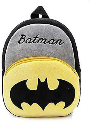AMANVANI Batman School Bag For Kids Soft Plush 10 L Backpack(Black)