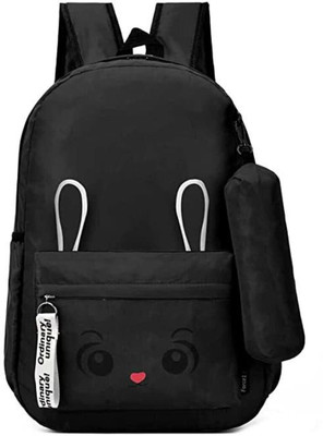 HouseOfCommon Women and Men Backpack 10 L Backpack(Black)