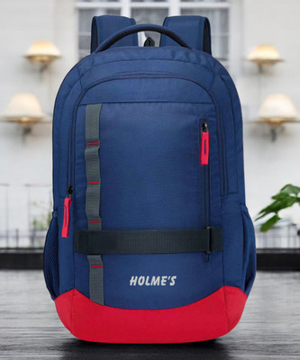 HOLME'S 3 Compartment Premium Quality,With Internal Organiser,Unises(1007) 45 L Laptop Backpack(Blue, Red)