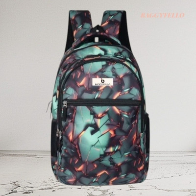 BAGGYFELLO Boys, Girls, Kids, Unisex Bag, Laptop Backpack, Daypack Waterproof School Bag 34 L Backpack(Green)