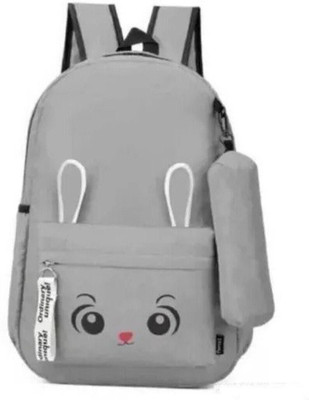 HouseOfCommon Women and Men Backpack 10 L Backpack(Grey)