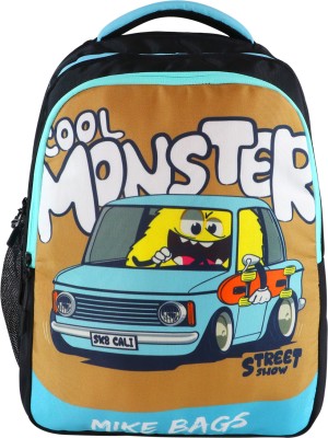 Mike Backpack Racing Monster 15 L Backpack(Brown, Blue)