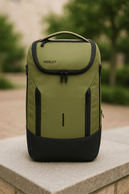 WESLEY Rover Pro Series Smart Anti-Theft Laptop Backpack With USB-A & C Type Charging 30 L Laptop Backpack(Green)