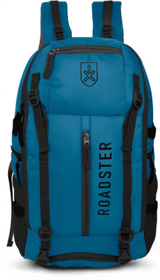 Roadster Rider Multipurpose Unisex bag with Shoe Compartment/Raincover College travel 50 L Laptop Backpack(Blue, Black)