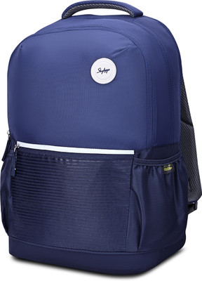 SKYBAGS Propack Plus 17 Inch Compatible Laptop Backpack | 3 Compartments with Rain Cover 36 L Laptop Backpack(Blue)