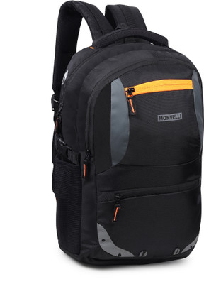 MONVELLI Carry With Confidence 40 L Laptop Backpack(Black)