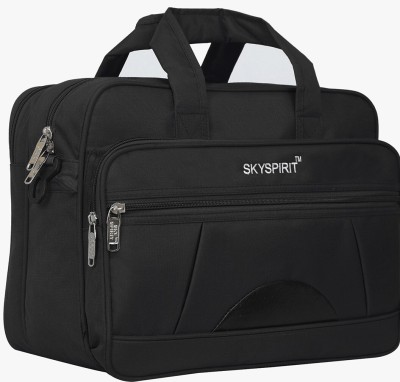 sky spirit Office Laptop Bag Briefcase 15.6 Inch for Women and Men Waterproof Messenger Bag 30 L Laptop Backpack(Black)