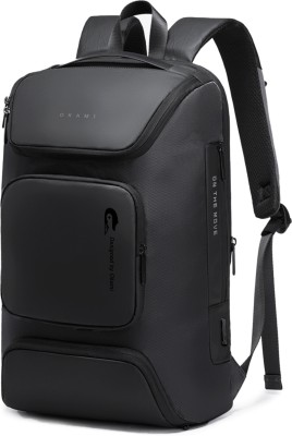 Okami Wolf Nomad Laptop Backpack (Obsidian Black) 25 L Trolley Laptop Backpack(Black)