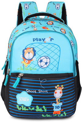 Priority 14 Inch Player Printed School Black 20 L Backpack(Black)