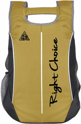 RIGHT CHOICE New college causal bag styish stuff quality mercedes 10 L Backpack(Yellow)
