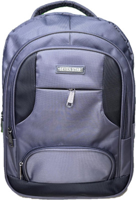 Seven Star Backpack 30 Ltr Large Laptop Compartment with Durable Fabric and Strong Zippers 30 L Laptop Backpack(Grey)