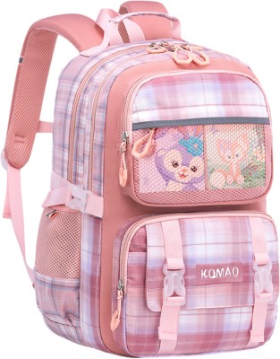 ELEPHANTBOAT School Backpack for Girls, StellaLou Cartoon School Backpack Large Capacity 2.5 L Backpack(Pink)