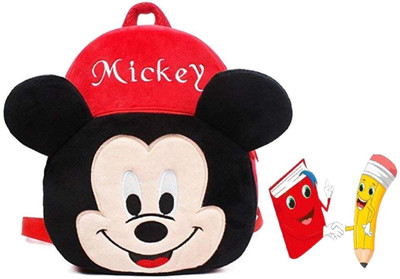 Aveek Mickey-012 3 L Backpack(Red)