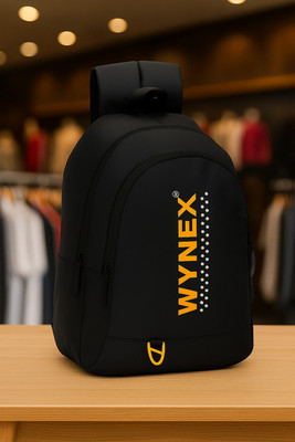 wynex TechGuard Pro Laptop Backpack 30 L Laptop Backpack(Black)