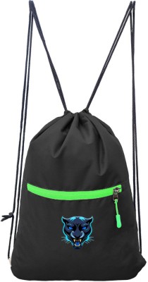 Cp Bigbasket Panther- DS-GreenZip_17 12 L Backpack(Black, Green)